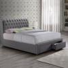 Valentino grey fabric bed - view 1