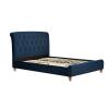 Brompton Blue fabric bed frame - view 2