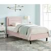 Picasso Pink fabric bed frame - view 1