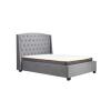 Balmoral Grey velvet fabric bed frame - view 3