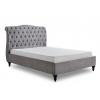 Rosa Light Grey fabric bed frame - view 3