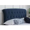 Brompton Blue fabric bed frame - view 5