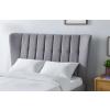 Tasya Light Grey fabric bed frame - view 5