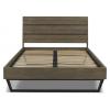 Tivoli weathered oak low foot bed frame  - view 3