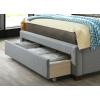 Shelby grey fabric bed - view 6