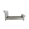 Castello Steel scroll sleigh fabric bed frame - view 6