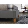 Stockholm grey fabric bed - view 6