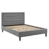 Picasso Grey fabric bed frame - view 2