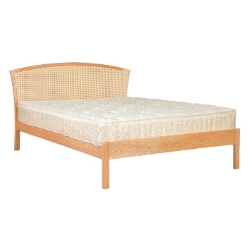 Rhyl rattan double bed frame.
