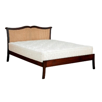 Southwold rattan double bed frame.