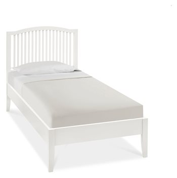 Ashby White Single Bed Frame by Bentley Designs.