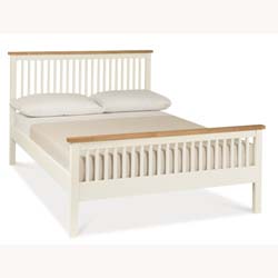 Atlanta 4ft small double two tone HFE bed frame by Bentley Designs