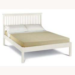 Atlanta soft white LFE Bentley Designs Bed Frame.