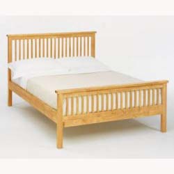 Atlanta light wood 5ft bed frame HFE.