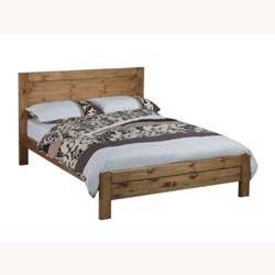 Calton small double 4ft pine bed frame.