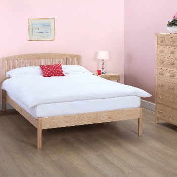 Edgeworth Slatted Bed Frame High Foot End