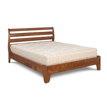 Withington Horizontal Slatted 5ft Bed Frame High Foot End