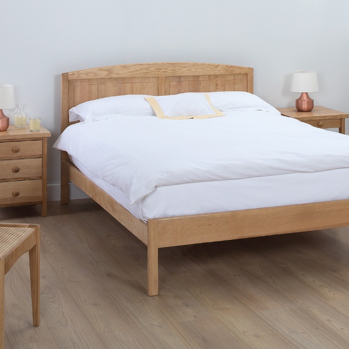 Panelled Lfe 5ft Wooden Bed Frame, Small King Size Bed Frame