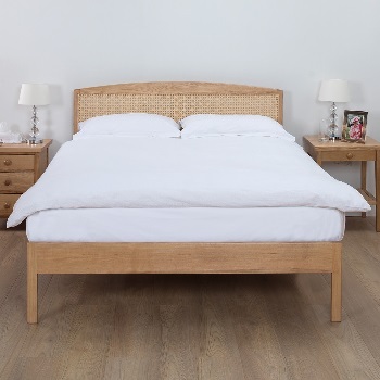 Edgeworth Rattan Low Foot End Bed Frame 5ft King Size