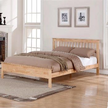 Pentre Oak FinishBed Frame Flintshire.