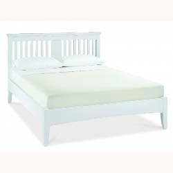 Hampstead 4ft 6 double white bed frame Bentley Designs.