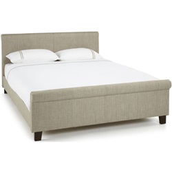 Hazel linen 5ft fabric bed frame by Serene furnishings.