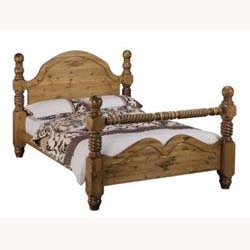 Imperial 5ft king size pine bed frame.