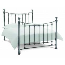 Bentley Designs Isabelle Nickel Bed Frame.