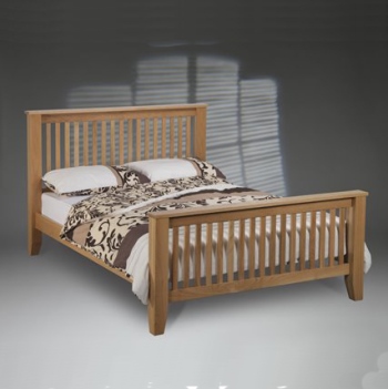 Chelsea oak bed frame double 4ft6