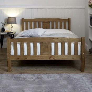 Sedna 4ft pine bed frame by Limelight.