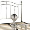 Callisto 4ft6 chrome bed frame. - view 2