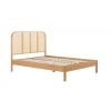 Margot oak rattan bed frame.  - view 6