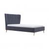 Tasya Dark Grey fabric bed frame - view 5