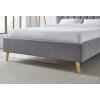 Tasya Light Grey fabric bed frame - view 3