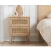 Croxley oak rattan bed frame.  - view 8