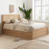 Croxley ottoman oak rattan bed frame.  - view 2