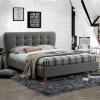 Stockholm grey fabric bed - view 1