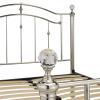 Callisto 4ft6 chrome bed frame. - view 3