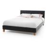 Tivoli Black faux leather bed frames  - view 1