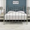 Callisto chrome bed frame. - view 1