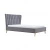 Tasya Light Grey fabric bed frame - view 4