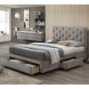 Monet Mink fabric bed frame - view 1