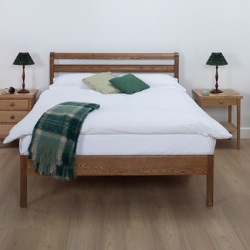 Notgrove Double Horizontal Slatted LFE 4ft6 Wooden Bed Frame