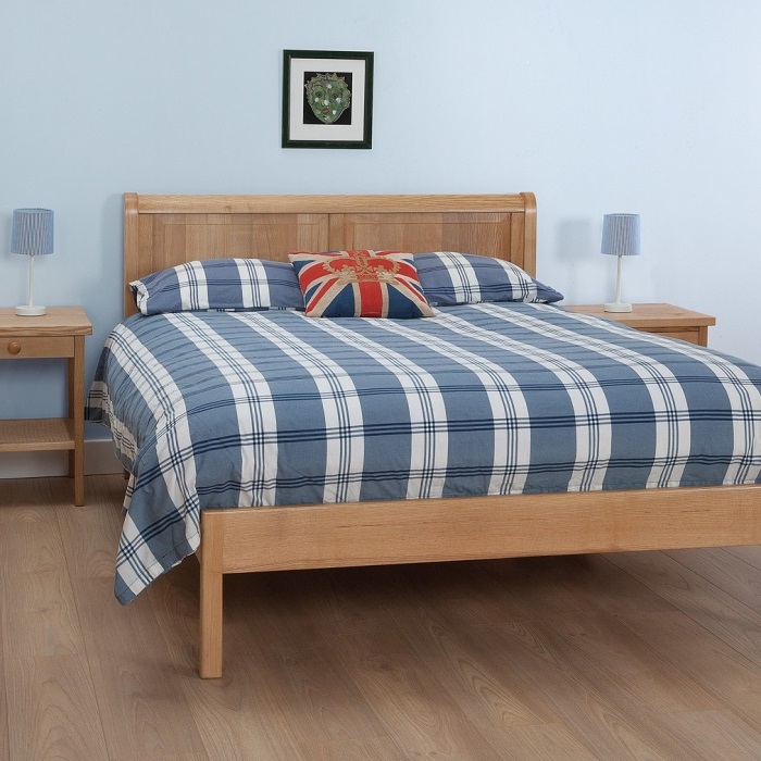 Panelled Lfe 5ft Wooden Bed Frame, Hardwood King Size Bed Frame