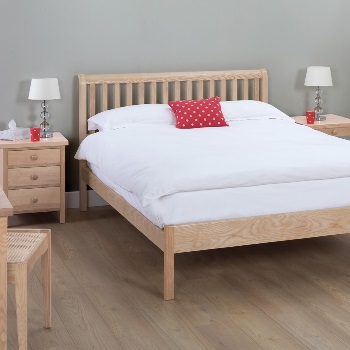 Notgrove Slatted Bed Frame Low Foot End