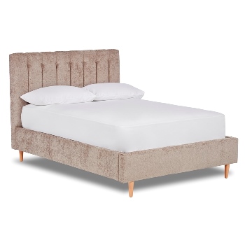 Kingston king size fabric bed