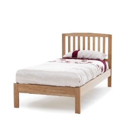 Thornton oak single bed frame by Serene