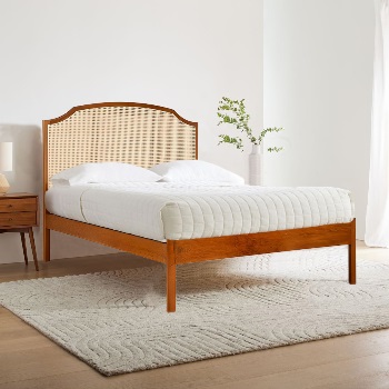 Whitstable rattan bed frame King Size