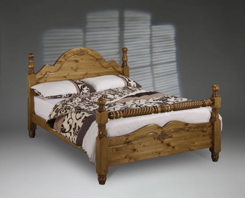Windsor Double 4ft6 Pine Bed Frame, Super King Size Bed Guard