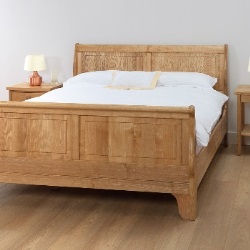 Withington Panelled Bed Frame High Foot End